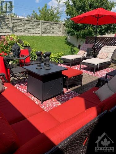 Great outdoor living space! - 224 Macoun Circle, Ottawa, ON - Outdoor With Deck Patio Veranda