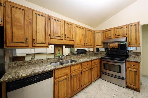 290 Kirkbridge Drive, Winnipeg, MB - Indoor Photo Showing Kitchen With Double Sink