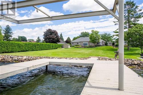 15947 Sunset Drive, Long Sault, ON - Outdoor With Body Of Water