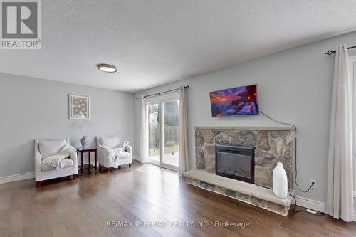 123 Briarscross Boulevard, Toronto, ON - Indoor Photo Showing Living Room With Fireplace