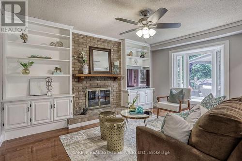 174 Killdeer Street, Oshawa, ON - Indoor Photo Showing Living Room With Fireplace