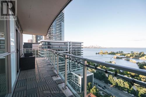 1509 - 33 Shore Breeze Drive, Toronto (Mimico), ON - Outdoor With Body Of Water With Balcony With View