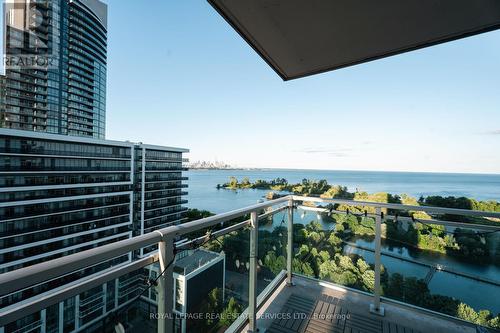 1509 - 33 Shore Breeze Drive, Toronto (Mimico), ON - Outdoor With Body Of Water With Balcony With View