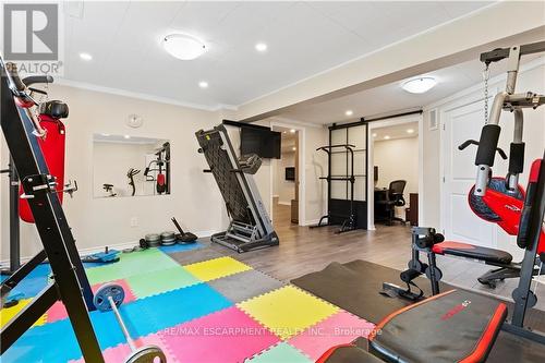 15 Efthemio Court, West Lincoln, ON - Indoor Photo Showing Gym Room