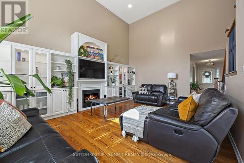 51 Sturgess Crescent, Whitby, ON - Indoor Photo Showing Living Room With Fireplace