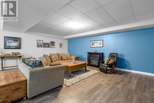 3932 Wood Avenue, Severn, ON - Indoor With Fireplace