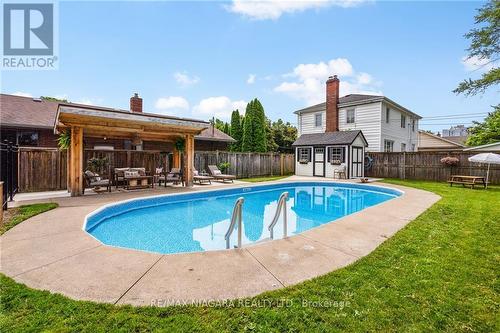 20 Edgedale Road, St. Catharines, ON - Outdoor With In Ground Pool With Deck Patio Veranda With Backyard