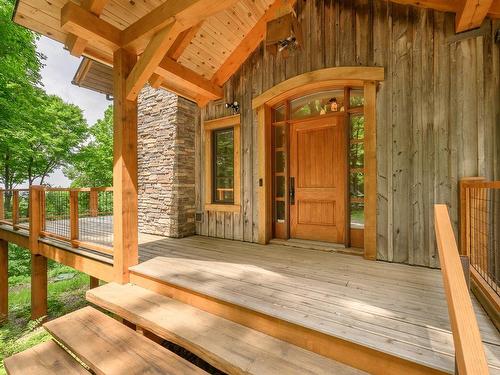 Exterior entrance - 287 Ch. De Missisquoi, Bromont, QC -  With Exterior