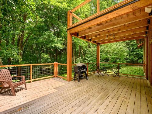 Terrasse - 287 Ch. De Missisquoi, Bromont, QC - Outdoor With Deck Patio Veranda With Exterior