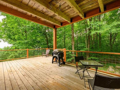 Terrasse - 287 Ch. De Missisquoi, Bromont, QC - Outdoor With Deck Patio Veranda With Exterior