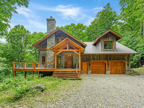 Exterior - 287 Ch. De Missisquoi, Bromont, QC - Outdoor With Deck Patio Veranda