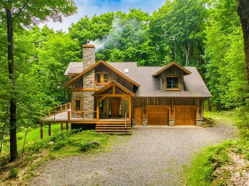 Aerial photo - 287 Ch. De Missisquoi, Bromont, QC - Outdoor With Deck Patio Veranda