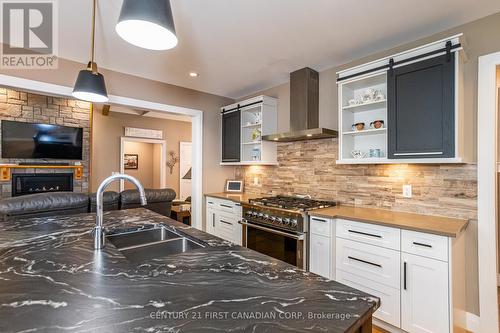 8713 Timberwood Trail, Lambton Shores, ON - Indoor Photo Showing Kitchen With Double Sink With Upgraded Kitchen