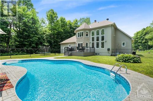 287 Charbonneau Street, Rockland, ON - Outdoor With In Ground Pool With Deck Patio Veranda With Backyard