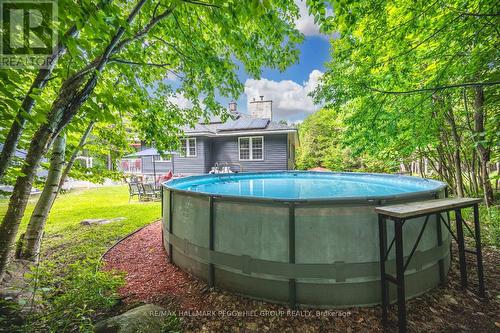 143 South Waseosa Lake Road, Huntsville, ON - Outdoor With Above Ground Pool With Backyard