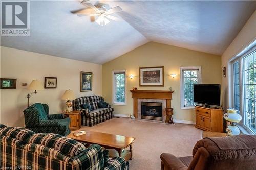 19 Collard Way, Saugeen Shores, ON - Indoor Photo Showing Living Room With Fireplace