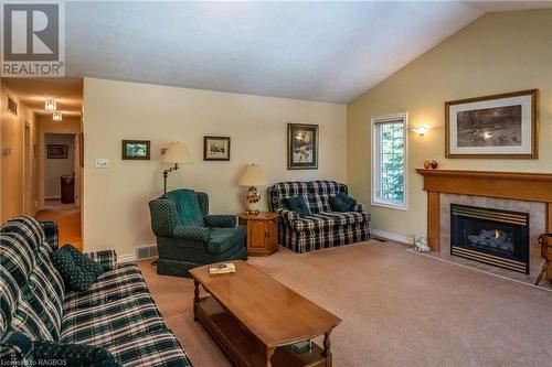 19 Collard Way, Saugeen Shores, ON - Indoor Photo Showing Living Room With Fireplace