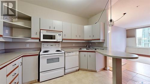 901 1867 Hamilton Street, Regina, SK - Indoor Photo Showing Kitchen With Double Sink