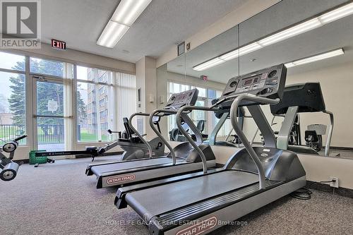 304 - 25 Silver Springs Boulevard, Toronto, ON - Indoor Photo Showing Gym Room