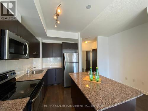 1806 - 385 Prince Of Wales Drive W, Mississauga, ON - Indoor Photo Showing Kitchen With Stainless Steel Kitchen