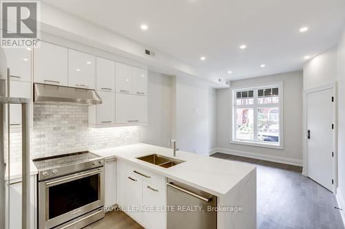 247 Concord Avenue, Toronto, ON - Indoor Photo Showing Kitchen With Double Sink With Upgraded Kitchen