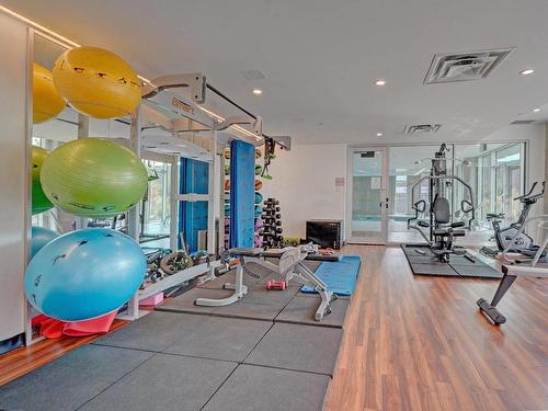 Exercise room - 842-5100 Rue Molson, Montréal (Rosemont/La Petite-Patrie), QC - Indoor Photo Showing Gym Room