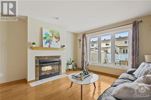2103 Gardenway Drive, Ottawa, ON - Indoor Photo Showing Living Room With Fireplace