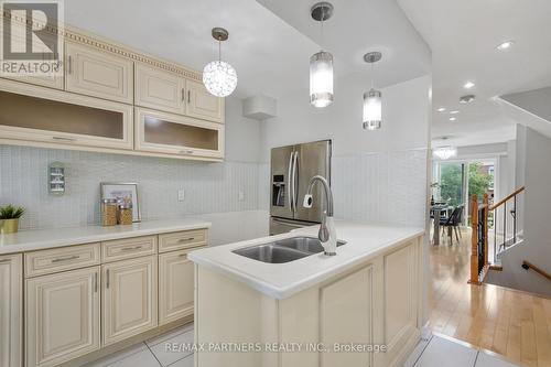40 Crown Acres Court, Toronto, ON - Indoor Photo Showing Kitchen With Double Sink With Upgraded Kitchen