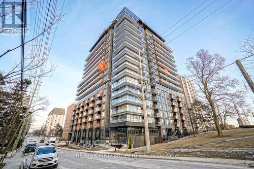 1501 - 21 Park Street E, Mississauga, ON - Outdoor With Balcony With Facade