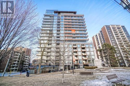 1501 - 21 Park Street E, Mississauga, ON - Outdoor With Balcony With Facade