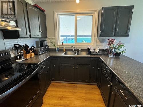 512 Gibson Street, La Ronge, SK - Indoor Photo Showing Kitchen With Double Sink