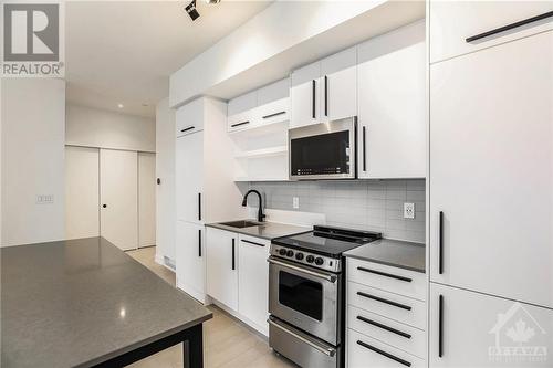 560 Rideau Street Unit#106, Ottawa, ON - Indoor Photo Showing Kitchen With Upgraded Kitchen