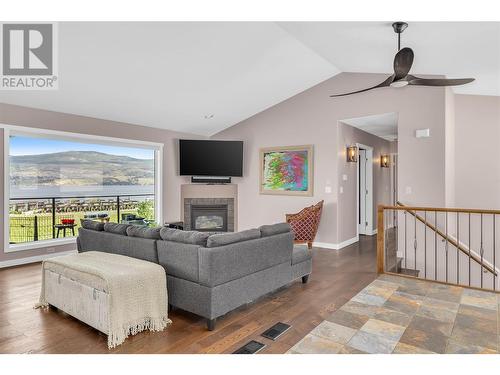 3590 Apple Way Boulevard, West Kelowna, BC - Indoor Photo Showing Living Room With Fireplace