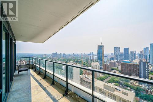 3716 - 85 Wood Street, Toronto, ON - Outdoor With Balcony With View With Exterior