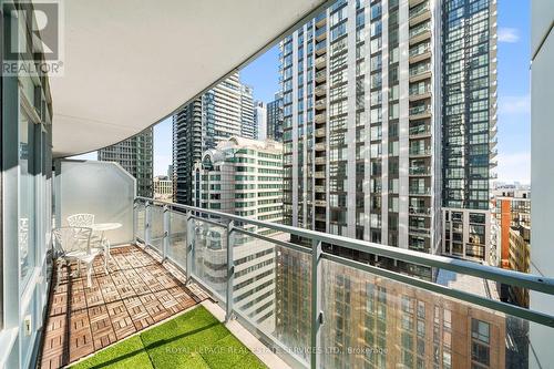 1601 - 21 Widmer Street, Toronto, ON - Outdoor With Balcony