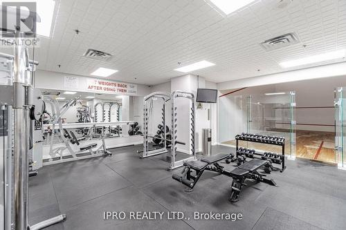 715 - 250 Manitoba Street, Toronto, ON - Indoor Photo Showing Gym Room
