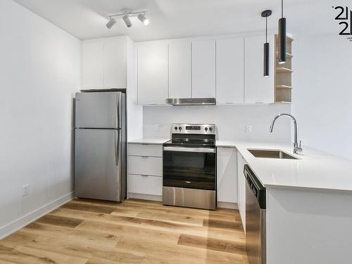 Cuisine - 210-2121 Av. Papineau, Montréal (Ville-Marie), QC - Indoor Photo Showing Kitchen With Stainless Steel Kitchen With Upgraded Kitchen