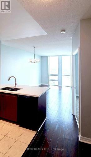 2501 - 220 Burnhamthorpe Road, Mississauga, ON - Indoor Photo Showing Kitchen With Double Sink