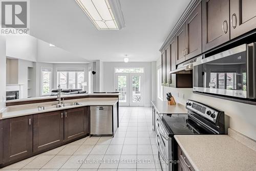 36 Hampton Springs Drive E, Brampton, ON - Indoor Photo Showing Kitchen With Double Sink