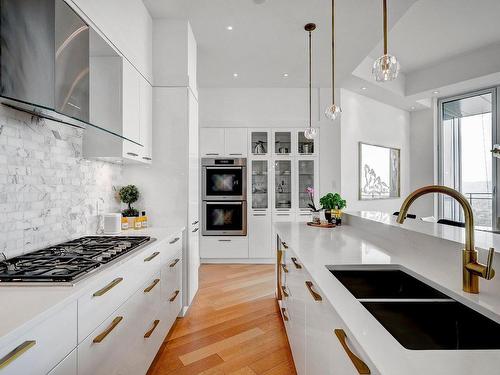 Cuisine - Ph 2504-100 Rue André-Prévost, Montréal (Verdun/Île-Des-Soeurs), QC - Indoor Photo Showing Kitchen With Double Sink With Upgraded Kitchen