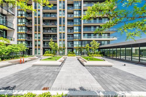 320 - 1603 Eglinton Avenue W, Toronto, ON - Outdoor With Balcony With Facade