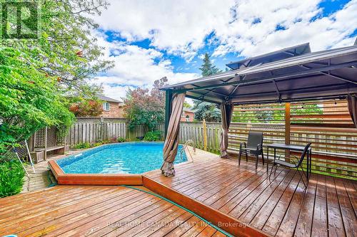 2056 Shady Glen Road, Oakville, ON - Outdoor With Above Ground Pool With Deck Patio Veranda