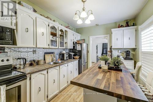 94 Steven Street, Hamilton, ON - Indoor Photo Showing Kitchen With Double Sink