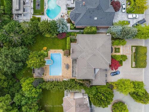 51 Renaissance Crt, Vaughan, ON - Outdoor With In Ground Pool With View