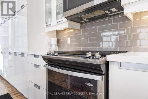 Ph2204 - 55 Eglinton Avenue W, Mississauga, ON - Indoor Photo Showing Kitchen With Double Sink