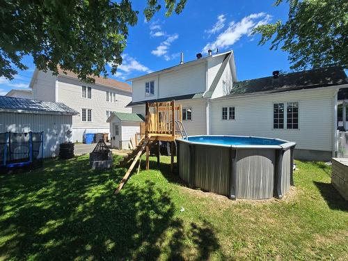Cour - 660  - 662 110E Rue, Shawinigan, QC - Outdoor With Above Ground Pool With Backyard With Exterior