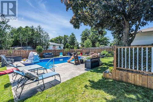 692 Woodview Road, Burlington, ON - Outdoor With In Ground Pool With Backyard
