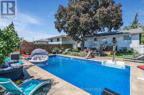692 Woodview Road, Burlington, ON - Outdoor With In Ground Pool
