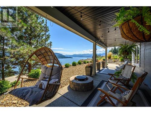 8812 Oxford Road, Vernon, BC - Outdoor With Body Of Water With Deck Patio Veranda With Exterior