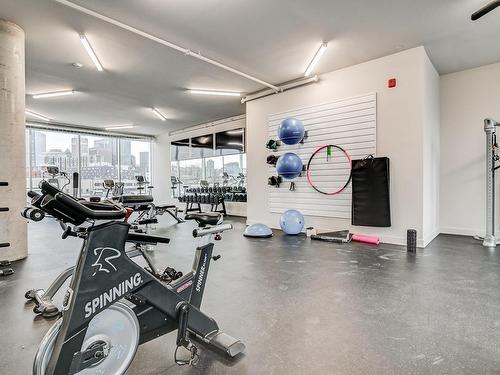 Exercise room - 628B-1400 Rue Ottawa, Montréal (Le Sud-Ouest), QC - Indoor Photo Showing Gym Room